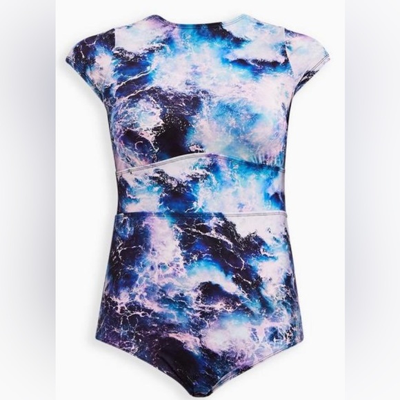 NWT TORRID SIZE 2 Active Wireless Scoop Back One Piece Swimsuit - Picture 3 of 6